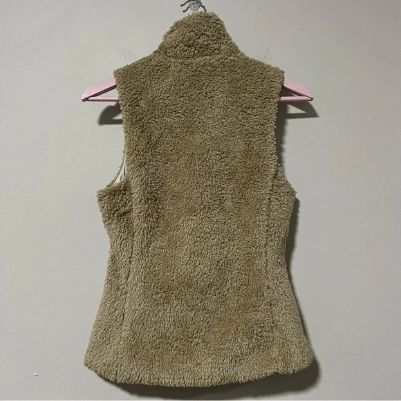 Patagonia Women’s Los Gatos Zip Up Fleece Vest Tan Size XS - Picture 2 of 6